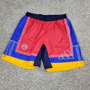 Adidas Mens Medium Red Blue Yellow McDonalds All American Basketball Shorts